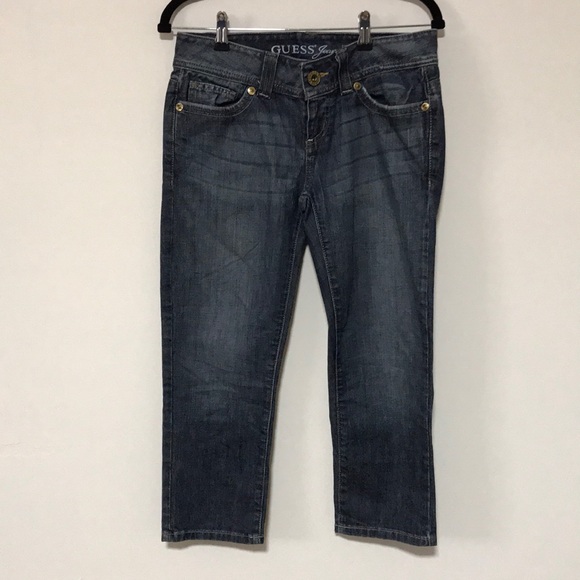 Guess Denim - Guess Cropped stretch jeans Sz 28. Excellent condition!
